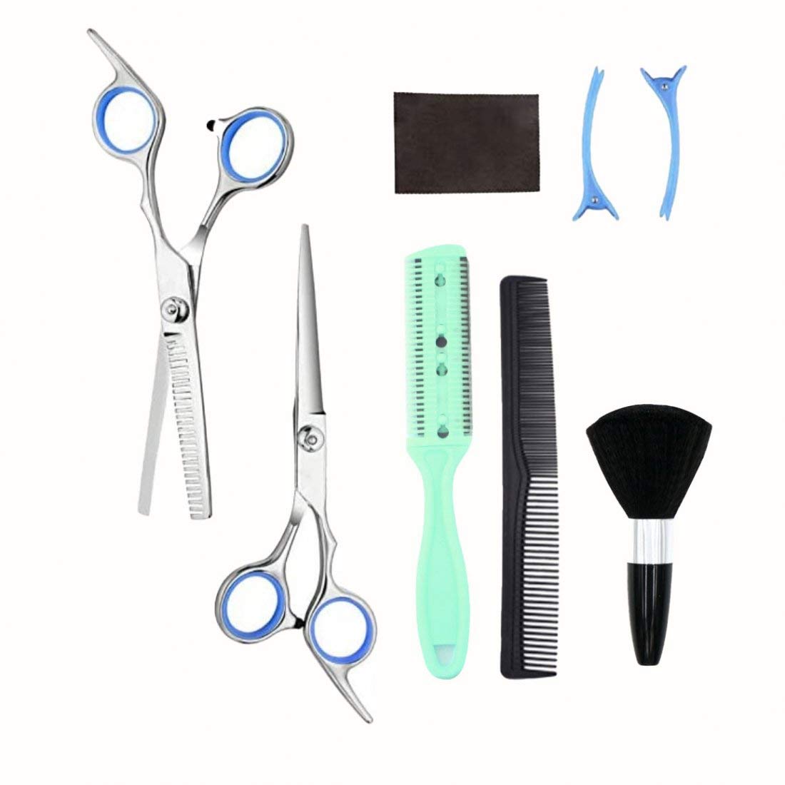 JZK Kit de ciseaux professionnels pour cheveux