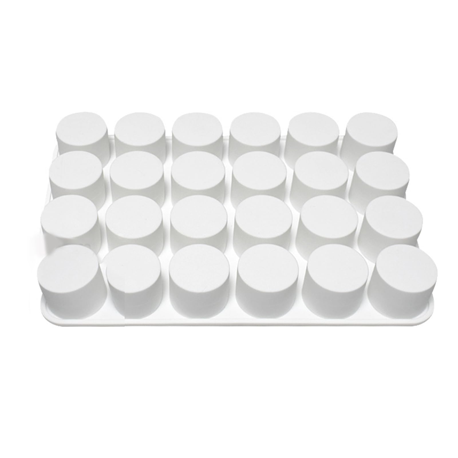 Tsophreniq Handmades Square Oval Shape Cake Chocolate Silicone Mold Heart Cylinder Baking for Soap Making Biscuit Tool Silicone Column Dessert Molds and Pastry Tool Mousse Cake