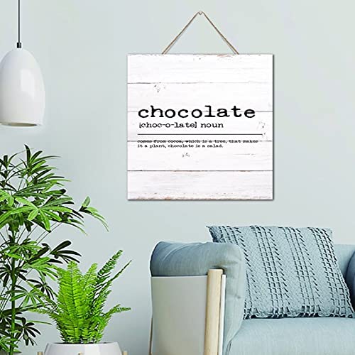 Chocolat panneau en bois décoratif pour exprimer votre passion de la gourmandise