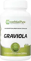 Graviola 500mg Essential Pure 60 Cápsulas | Suplemento Alimentar Natural | Apoio à Digestão, Fígado e Bem-Estar Geral