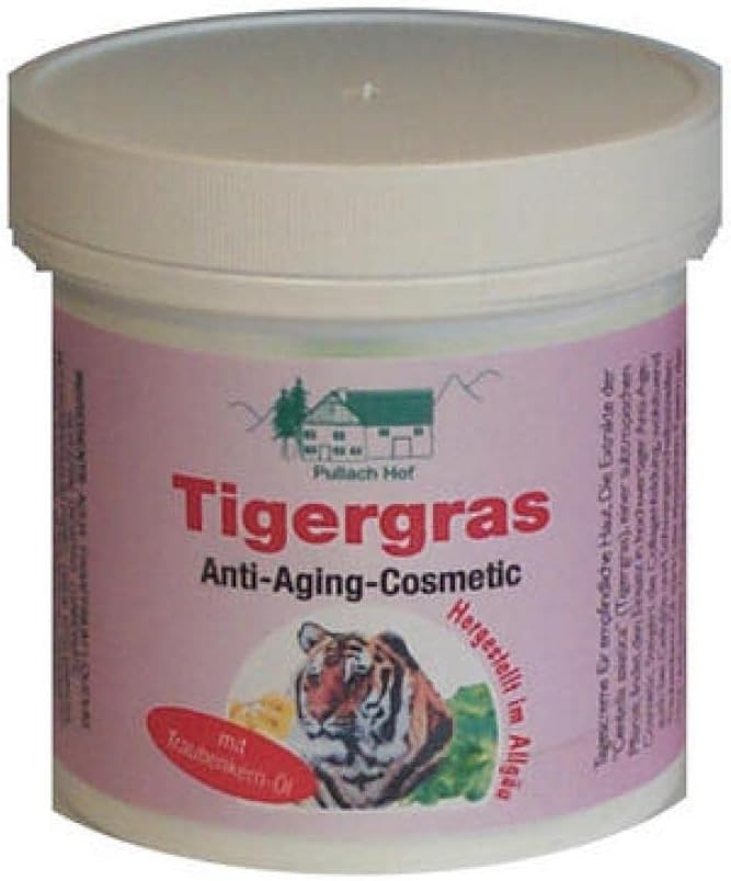Pullach Hof Tiger Grass Cream Anti-Ageing Cosmetic, 250 ml (Pack of 1)