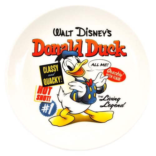 ディズニー ドナルドダック 皿 プレート 約17cm 電子レンジ 食洗機対応 食器 雑貨 グッズ 日本製 3322-02