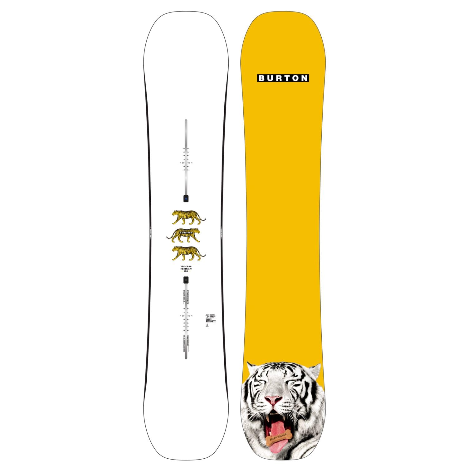 Burton - Tavola da snowboard Men's Process Flying V Uomo - Bianco