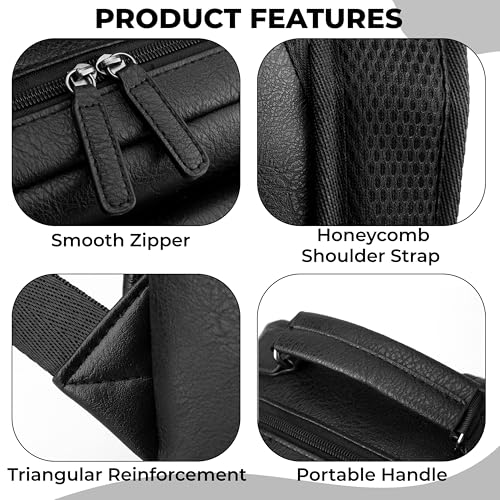 Image of Kraptick Multi-functional Backpack-Waterproof Laptop Backpack, Office Bag with PU Leather Design, Professional Bag for Laptops and Work, Durable and Stylish Bags for Travel