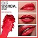 Maybelline Color Sensational Lipstick, Lip Makeup, Cream Finish, Hydrating Lipstick, Nude, Pink, Red, Plum Lip Color, Red Revolution, 0.15 oz; (Packaging May Vary)