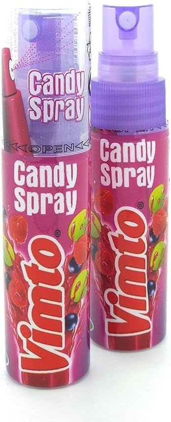 Rose Confectionery: Vimto Candy Spray - 15 Box Retro Sweets Candy Halal Jelly Pick and Mix