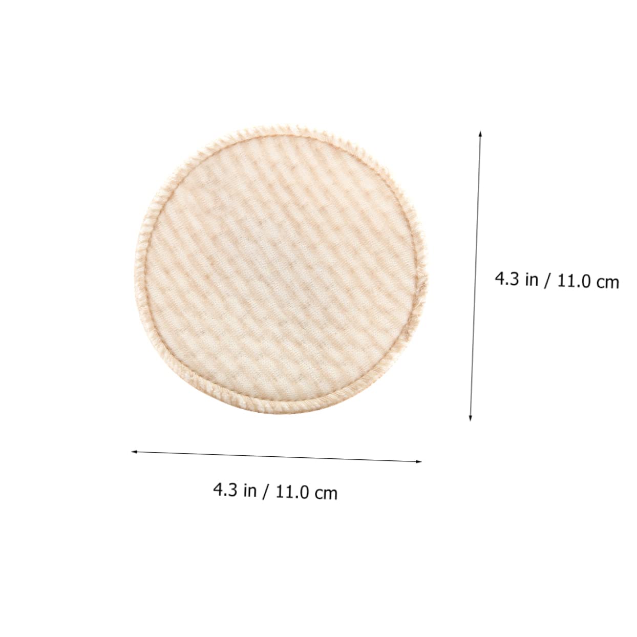 4pcs Washable Cotton Breast Pads Absorbent Nursing Cushion for Lactating Mothers Prevents Leakage Comfortable and Reusable