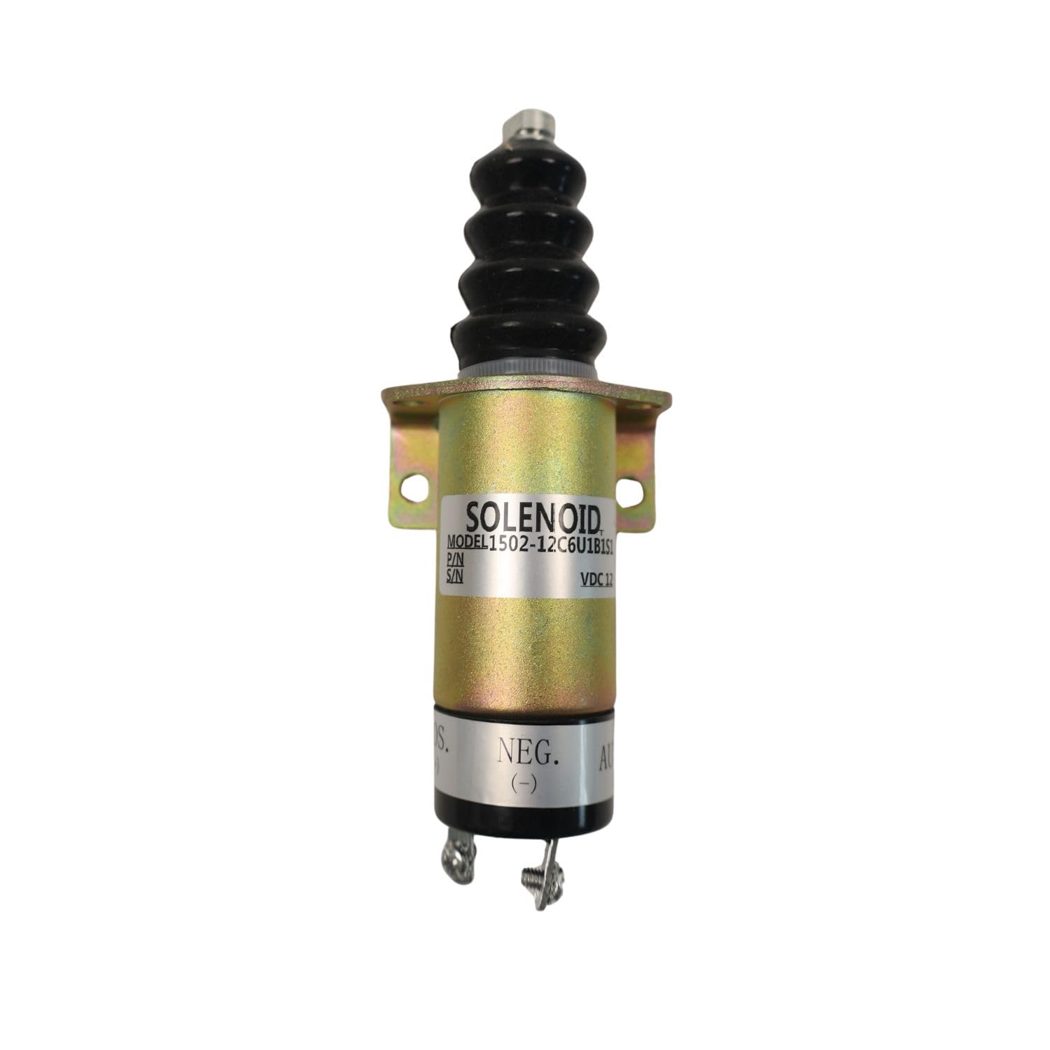 Qyljday ​12V Fuel Solenoid Fits SA-2944-T SA-4849-12 1502-12C6U1B2S1A 1502-12C6U1B1S1