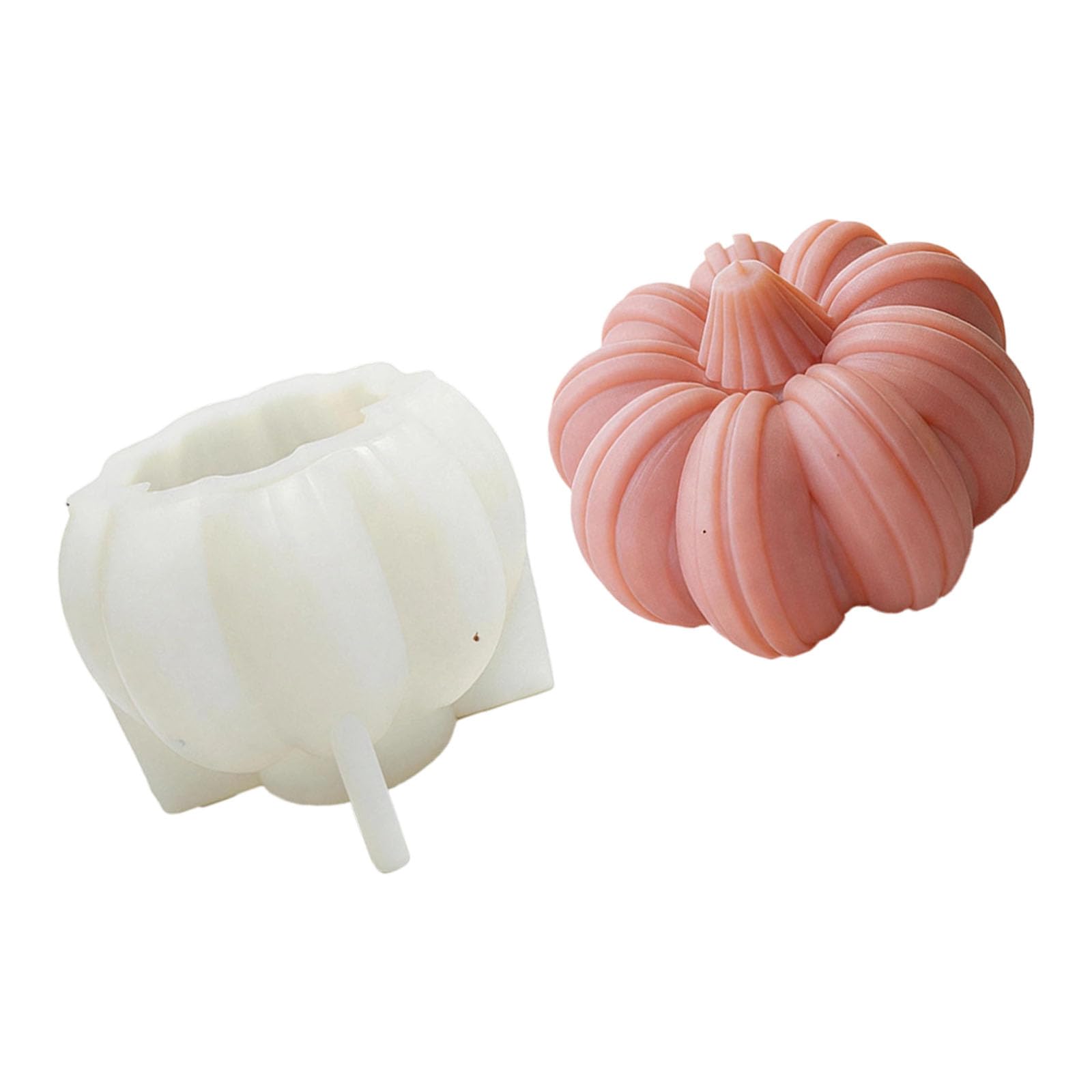 NMFLAB Pumpkin Shape Silicone Molds for Soap Easy Demolding Multipurpose Silicone for Epoxy Resin Equipment