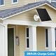 10 W Solarpanel Ladegerät für Nest/Eufy Doorbell 2K Kamera, Ring Video Doorbell 2, Video Doorbell 3+, Doorbell 3/4 Plus, mit 360° Verstellbarer Halterung, IP66 Wasserdicht