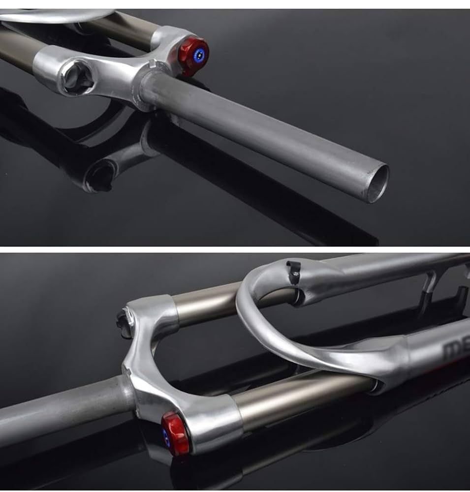 フロントフォーク アルミ製 シルバー フロントフォーク アルミ製 シルバー 新品 27パイ ZXタイプ