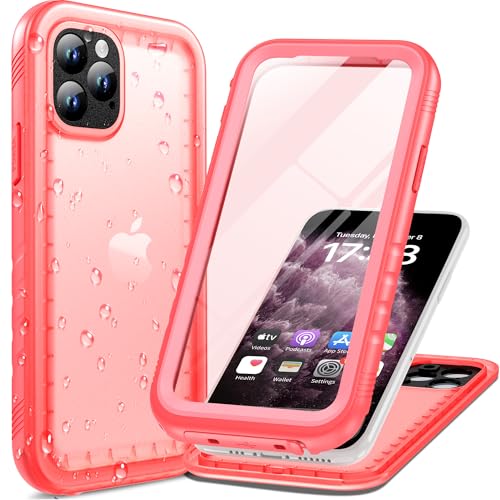Coque étanche iPhone 11 Pro Max antichoc rose pour protéger votre téléphone sur les chantiers