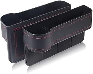 Youery 2 stycken bilförvaringslåda, universal bilstol seat gapp ...