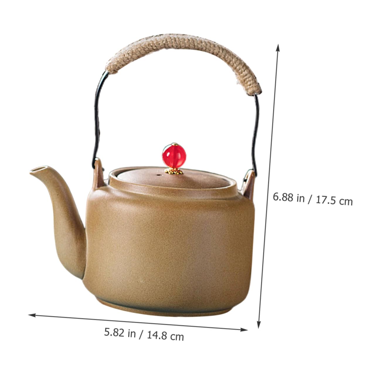 Hemobllo 3stücke Große Kapazität Vintage Teekessel Für Zuhause Kochen Von Grünem Schwarzem Und Kräutertee Hitzebeständig Und Leicht Zu Reinigen