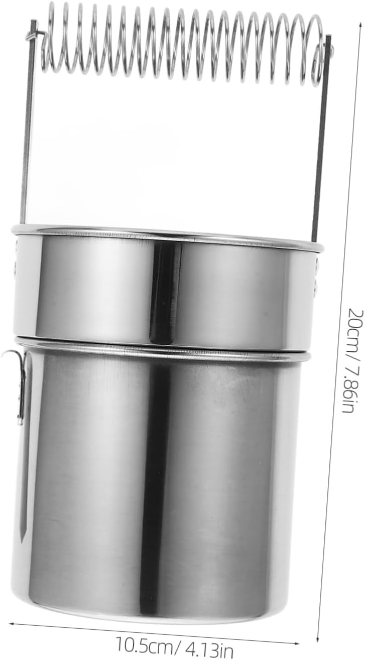 Large Capacity Metal Brush Washer Portable Paint Brush Holder Pen Clip Bucket
