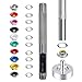 Yakamoz 300 Set 6mm 1/4 Inch Multi-Color Grommets Kit Metal Eyelets Set with Installation Tool for DIY Project Craft Clothes Shoes for Shoes Clothes