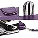 iPhone 5C Case, iPhone 5C Flip Case - E LV Deluxe Zebra Print Interior PU Leather Wallet Purse Flip Folio Stand Case Cover for iPhone 5C with 1 Stylus and 1 Clear Screen Protector (Purple)