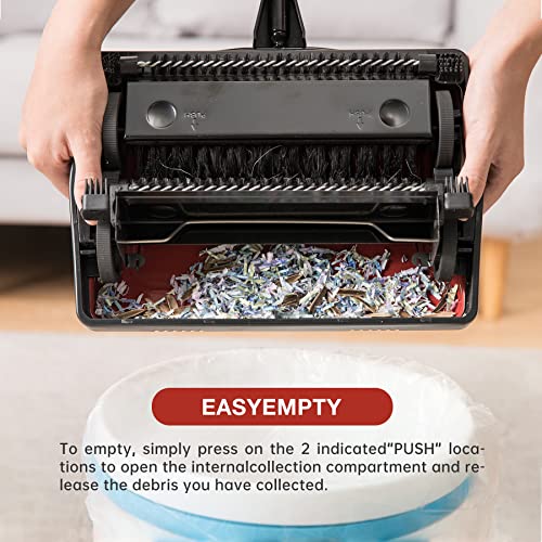 image for Yocada Carpet Sweeper Cleaner for Home Office Low Carpets Rugs Underco