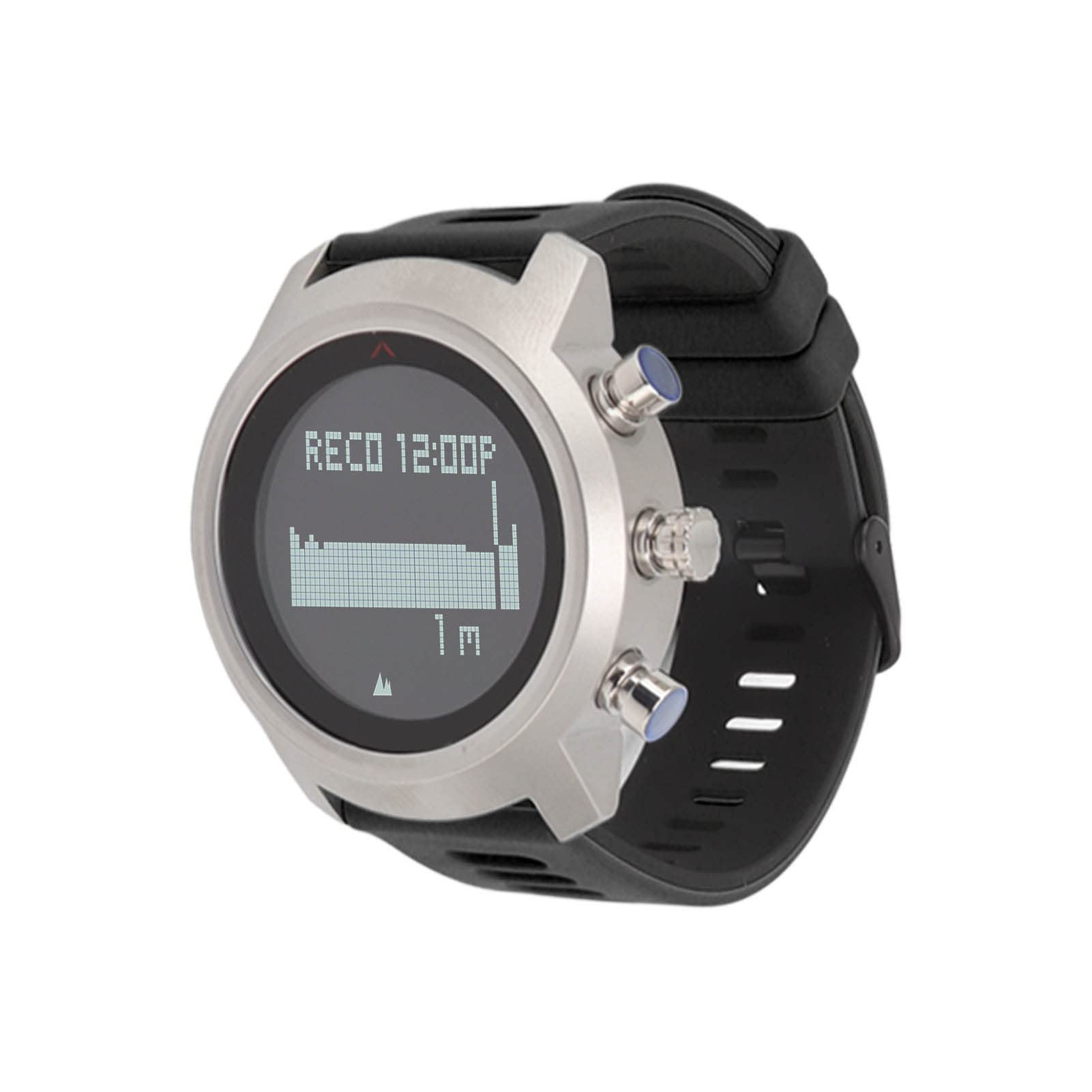 Reloj Deportivo Multifuncional Eléctrico Pantalla Táctil para Buceo Impermeable Actividades Al Aire Acero Inoxidable 1 Unidad (Negra)