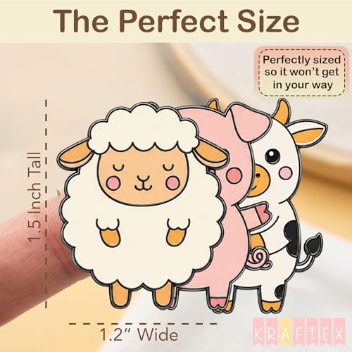 Image of Kraftex Magnetic Needle Minder. Needleminder for Embroidery & Sewing. Cute Needlepoint Accessories. Magnetic Needle Holder for Cross Stitch. Cute Magnet Pin Gift