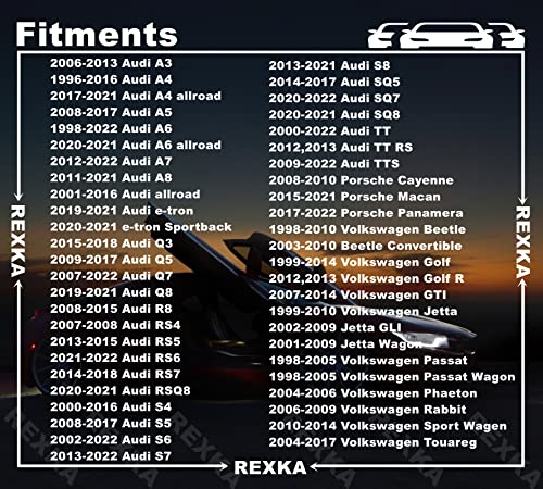 Rexka 30Pcs M5-2.12 X 19Mm T25 Torx Fender Liner Splash Guard Under Cover License Bracket Truss Head Tapping Screw Bolt Compatible With Vw Audi Porsche N90892001 N90775001 #TOP2