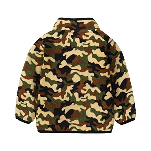 Image of Mud Kingdom Unisex Kids Fleece Jacket Printing Zip Up