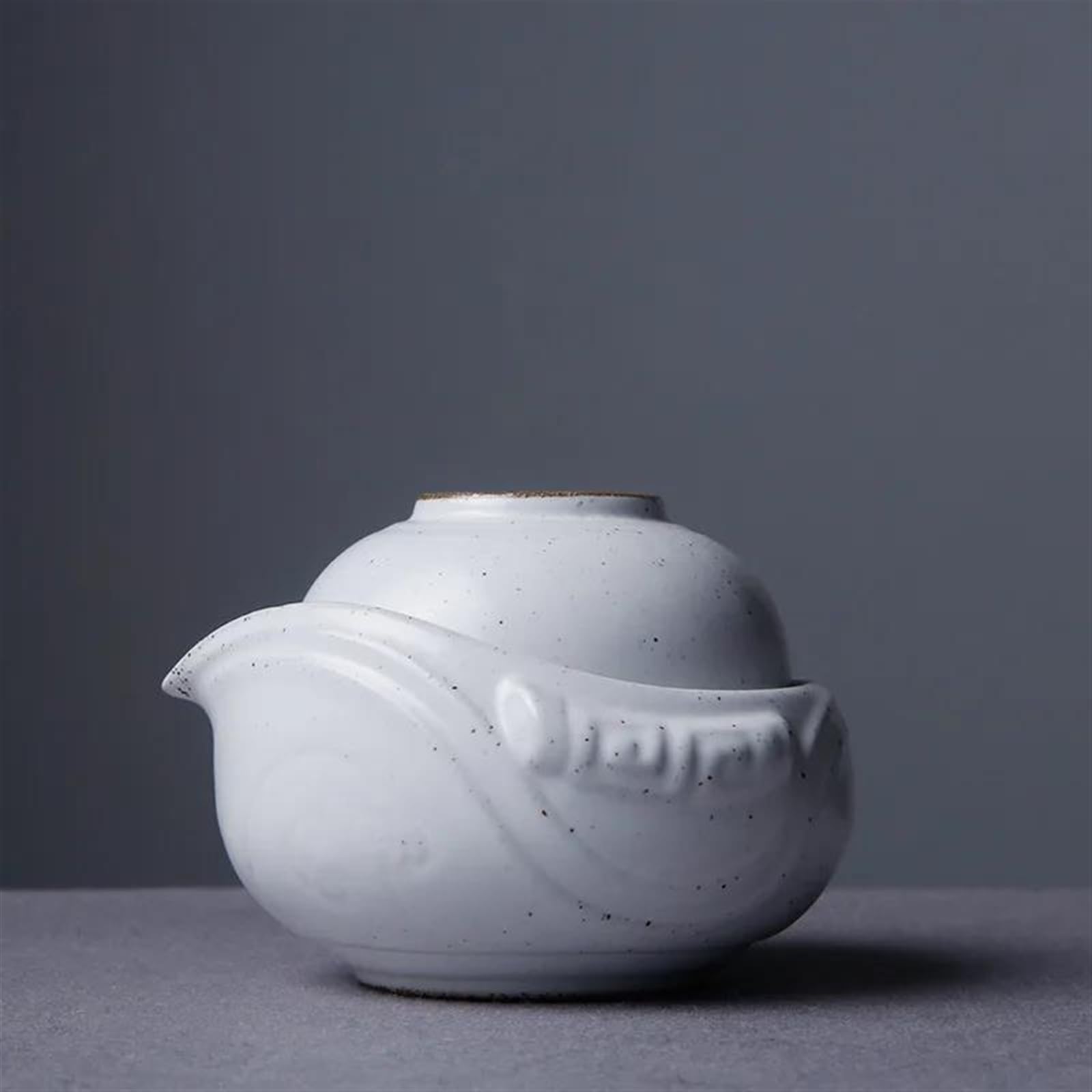 Zestaw Do Herbaty W Stylu Retro, Czarno-Biały, Designerski, Przenośny Zestaw Do Herbaty Podróżnej, Ceramiczny Kubek Do Herbaty, Zestaw Do Kawy, Zestawy Do Herbaty Z Czaj