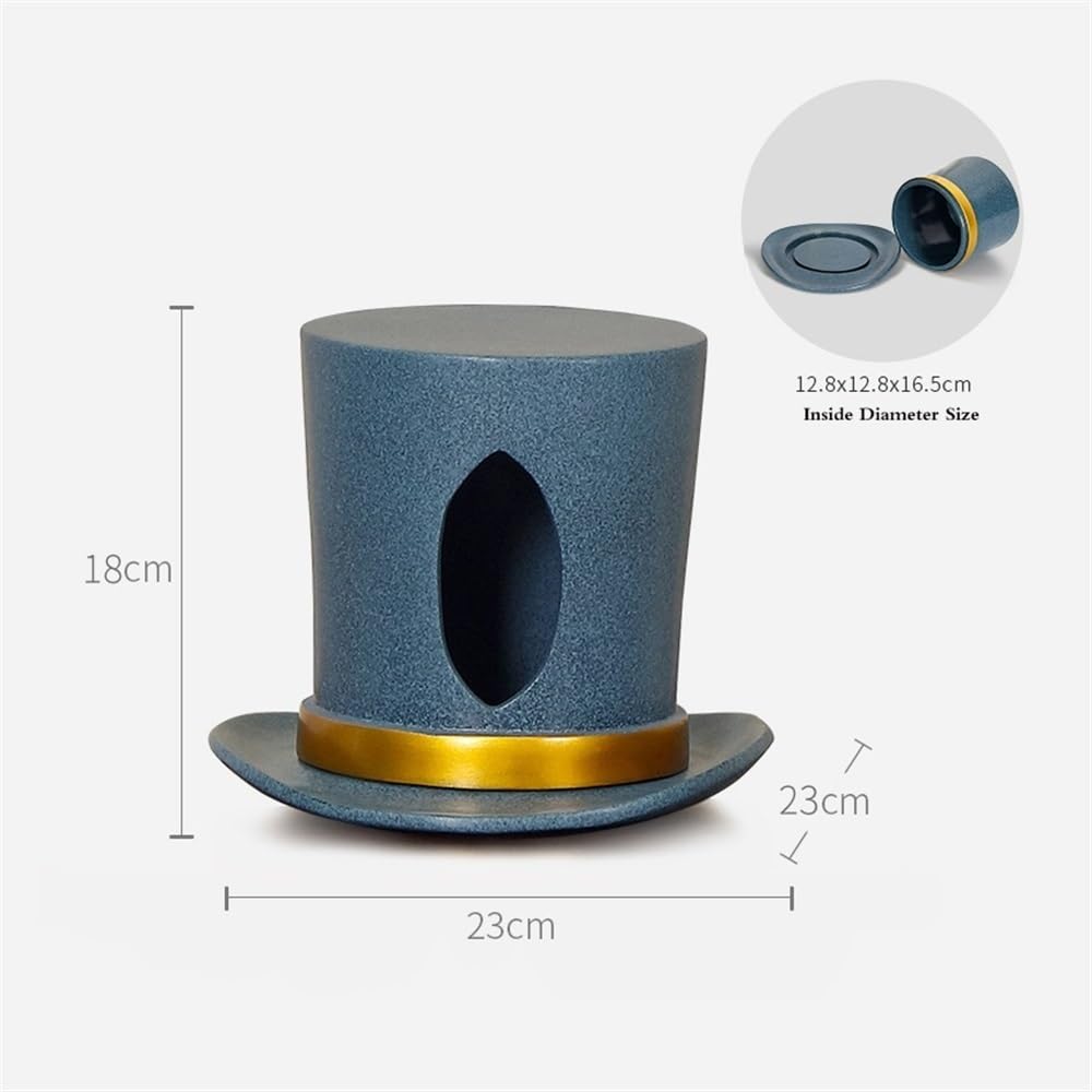 Porta fazzoletti da tavolo, distributore di tovaglioli, porta fazzoletti in resina, tavolino da caffè for casa, bagno, cucina, camera da letto, ufficio(Blue)