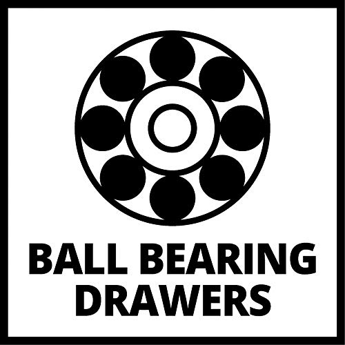 Einhell Werkstattwagen TC-TW 150 (bis max. 150 kg belastbar, 7 kugelgelagerte, voll ausziehbare und stabile Schubfächer, 4 große Leichtlaufräder, Interlock-System gg. Kippen) – Bild 7