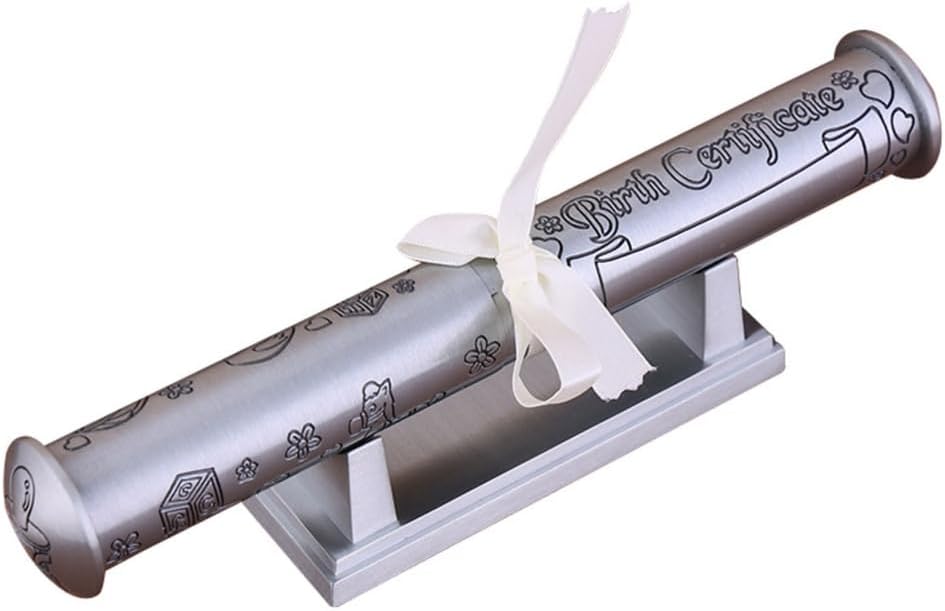 ヨーロッパ証明書ホルダー家庭用スクロール装飾卒業証書チューブデスクトップ絶妙なトリム亜鉛合金ヴィンテージ