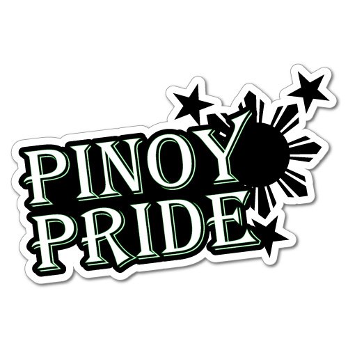 Pinoy Pride Filipino Sticker Flag Bumper Water Proof Vinyl