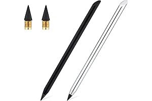 2pcs Metal Inkless Pencils: Everlasting and Sustainable Writing Experience