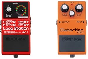 Boss RC-1 Loop Station and DS-1 Distortion Pedal Bundle