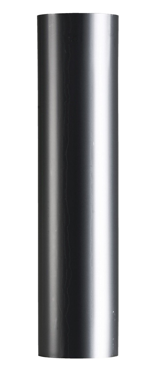 FIREFIX O120/5 Blauglanzblech Ofenrohr, 500 mm Länge, Ø120 mm