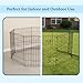Puppy Playpen - Foldable Metal Exercise Enclosure with Eight 24-Inch Panels - Indoor/Outdoor Fence for Dogs, Cats, or Small Animals by PETMAKER