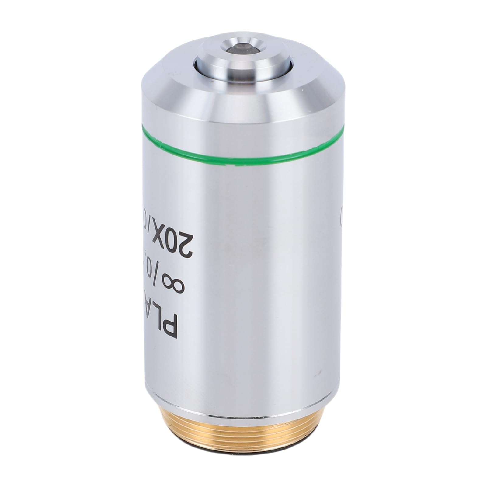 Fabater Obiettivo per Microscopio 20X Vetro Ottico Completamente Rivestito per Studi Biologici Professionali 20,2 MM