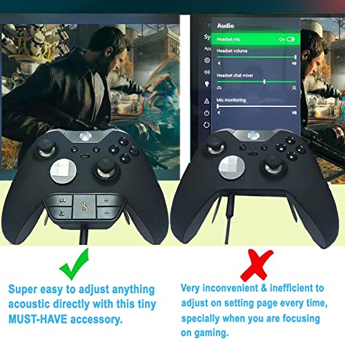 Ssgamer Stereo Headset Adapter For Xbox One & Xbox Series X|S Controller - Headphone Adapter Adjust Volume, Mic,Audio Balance (Voice Chat & Game Sound) Directly #TOP4