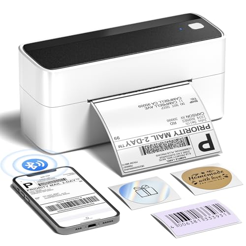 Phomemo 241 Imprimante Thermique Étiquettes 4 x 6 Pouces – Imprimante Étiquette Bluetooth pour...