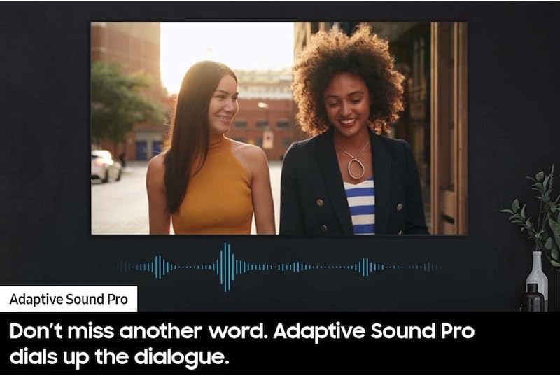 Image showing a man on the phone with sound circles and a robot vacuum, illustrating Active Voice Amplifier