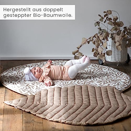 Toddlekind Leafmat Tan, Tan (Taupe), 87 x 116 cm (Rectangular) - Image 3