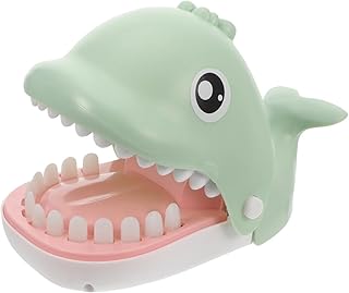 لعبة الحوت اللطيفة - تجربة تفاعلية مرحة للأطفال تجمع بين المرح والعناصر التعليمية حول صحة الأسنان بتصميم ملون (قطعة واحدة)