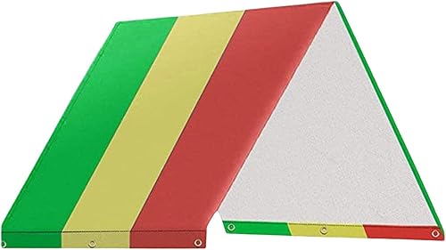 predolo Swing Set Sombra Lona Sombra Pantallas Techo Tienda Techo Techo Toldo Rojo Amarillo Verde