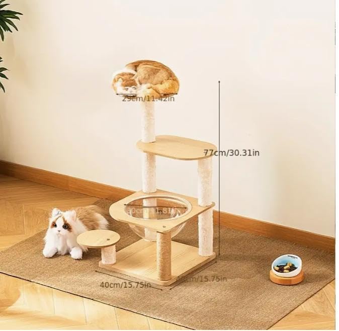 未使用 〇キャットタワー〇 ほぼ未使用】&CATキャットタワーKINOBORI