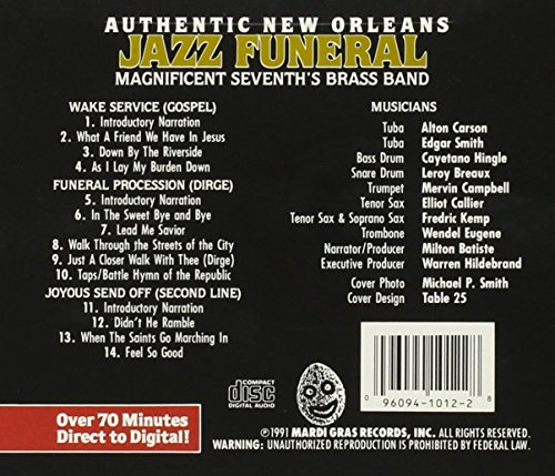 Authentic New Orleans Jazz Funeral / Various #TOP1