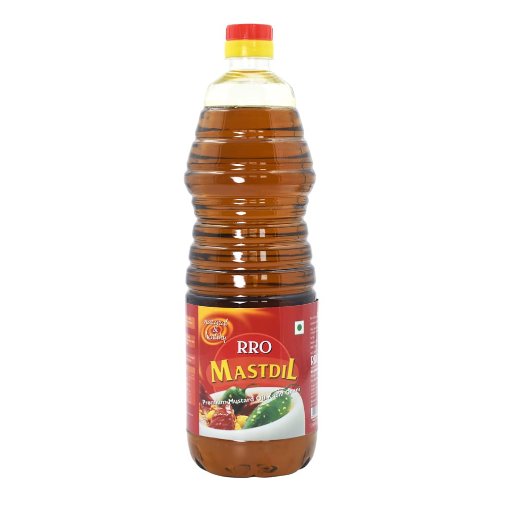 RRO Mustard Oil - Kachi Ghani, 1L Bottle