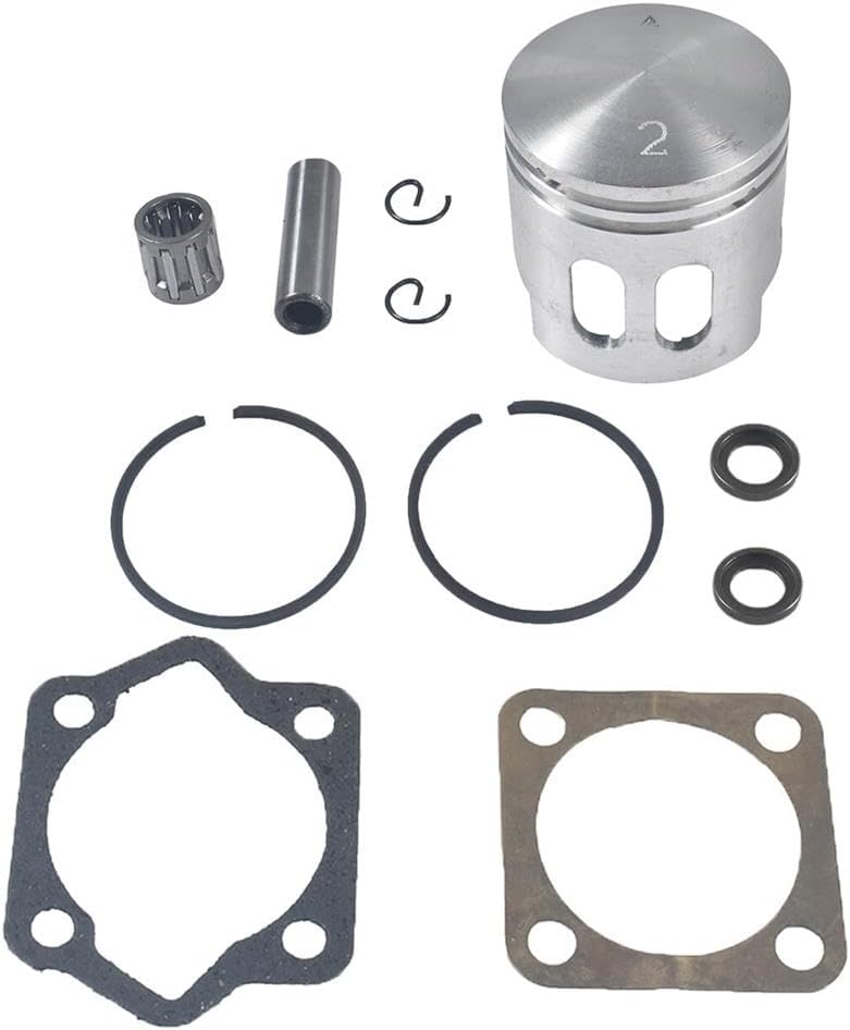 Genuine 50mm Engine Motor Windowed Piston Pin Set for 100cc Motorized Bicycle Bike Motor OEM Replacement
