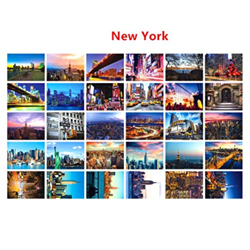 Cartes postales New York vierges lot de 30 pour éviter les pannes d'écriture