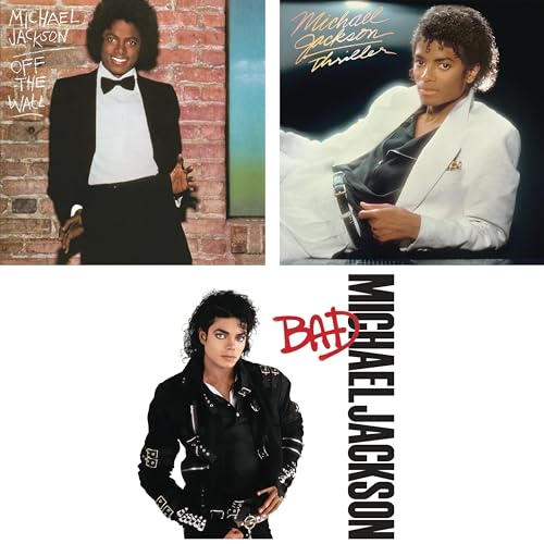 Michael Jackson Vinyl Album Collection: Off the Wall / Thriller / Bad - Limited Pressing Gatefold 3...