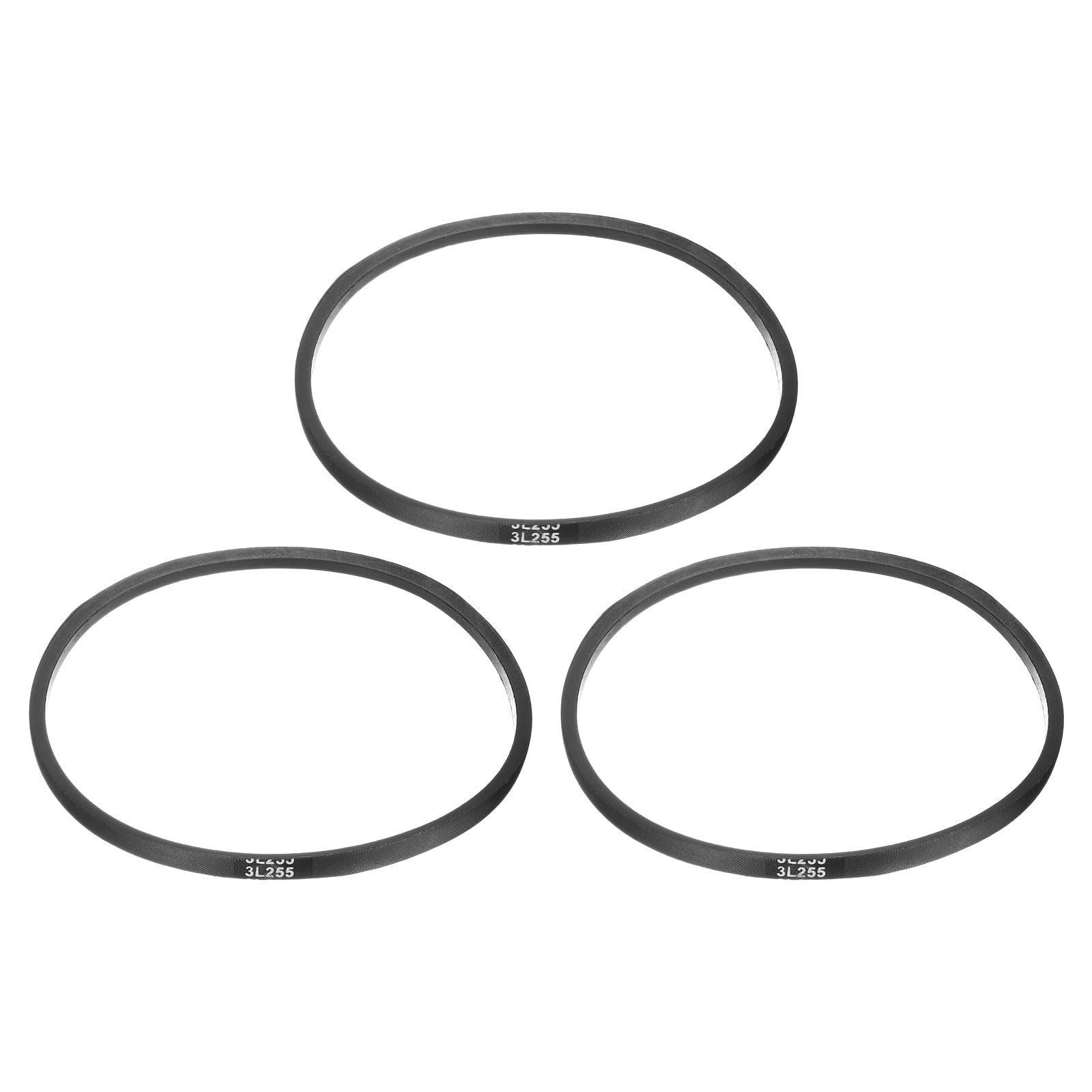 uxcell 3L240 Classic Wrapped Rubber V-Belt, 24"(610mm) Outside Circumference, 3L Profile V Belt 3/8" Width 7/32" Height — view 155