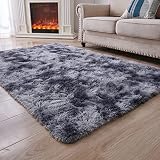 ANVARUG Super Soft Shag 6x9 Area Rug, Non-Slip Luxury Plush Rugs for Nursery Room Living Room Home D